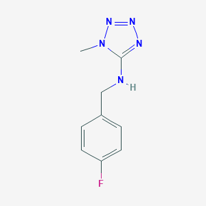 molecular formula C9H10FN5 B503592 N-(4-fluorobenzyl)-1-methyl-1H-tetrazol-5-amine CAS No. 878713-83-8