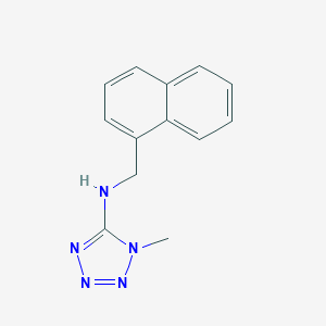 molecular formula C13H13N5 B503593 1-methyl-N-(naphthalen-1-ylmethyl)tetrazol-5-amine CAS No. 876896-44-5