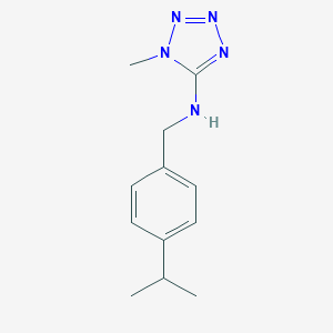 molecular formula C12H17N5 B503600 (4-Isopropyl-benzyl)-(1-methyl-1H-tetrazol-5-yl)-amine CAS No. 876896-54-7