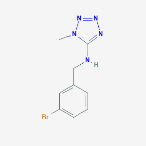 molecular formula C9H10BrN5 B503602 N-(3-bromobenzyl)-1-methyl-1H-tetrazol-5-amine 