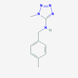 molecular formula C10H13N5 B503606 1-methyl-N-(4-methylbenzyl)-1H-tetrazol-5-amine CAS No. 876896-39-8