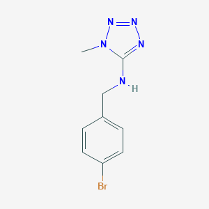 molecular formula C9H10BrN5 B503607 N-(4-bromobenzyl)-1-methyl-1H-tetrazol-5-amine 