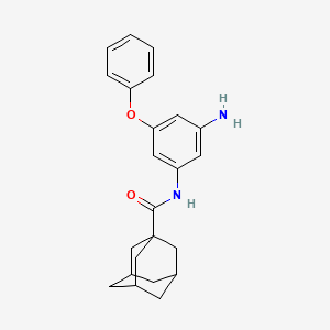 molecular formula C23H26N2O2 B5036071 N-(3-amino-5-phenoxyphenyl)-1-adamantanecarboxamide 