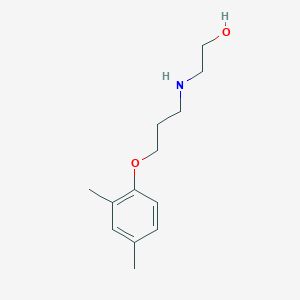 molecular formula C13H21NO2 B5036103 2-{[3-(2,4-dimethylphenoxy)propyl]amino}ethanol 