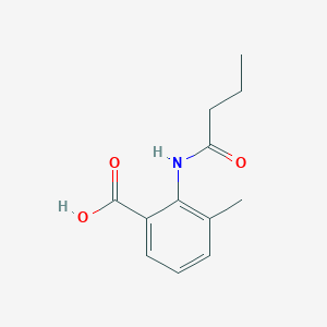 molecular formula C12H15NO3 B5036132 2-(butyrylamino)-3-methylbenzoic acid 