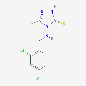 molecular formula C10H10Cl2N4S B503614 4-[(2,4-dichlorobenzyl)amino]-5-methyl-4H-1,2,4-triazole-3-thiol 