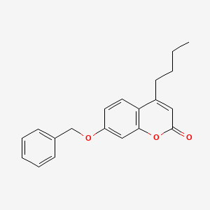 molecular formula C20H20O3 B5036283 7-(benzyloxy)-4-butyl-2H-chromen-2-one 