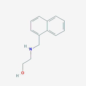 molecular formula C13H15NO B503633 2-(Naphthalen-1-ylmethylamino)ethanol CAS No. 20103-08-6