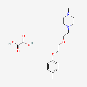 molecular formula C18H28N2O6 B5036373 1-methyl-4-{2-[2-(4-methylphenoxy)ethoxy]ethyl}piperazine oxalate 