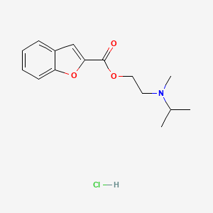 molecular formula C15H20ClNO3 B5036444 2-[isopropyl(methyl)amino]ethyl 1-benzofuran-2-carboxylate hydrochloride 
