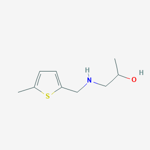 molecular formula C9H15NOS B503654 1-{[(5-甲基噻吩-2-基)甲基]氨基}丙烷-2-醇 CAS No. 774191-32-1