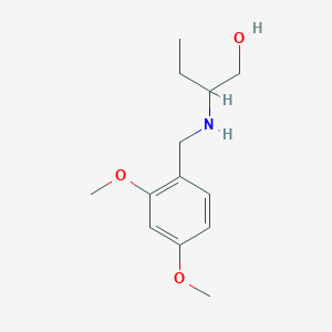 molecular formula C13H21NO3 B503661 2-[(2,4-Dimethoxybenzyl)amino]butan-1-ol 