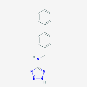 N-[(4-phenylphenyl)methyl]-2H-tetrazol-5-amine