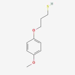 molecular formula C10H14O2S B5036636 3-(4-methoxyphenoxy)-1-propanethiol 