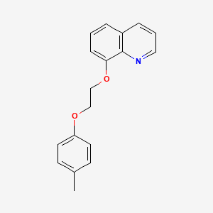 molecular formula C18H17NO2 B5036875 8-[2-(4-methylphenoxy)ethoxy]quinoline 