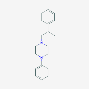 molecular formula C19H24N2 B5036893 1-phenyl-4-(2-phenylpropyl)piperazine 