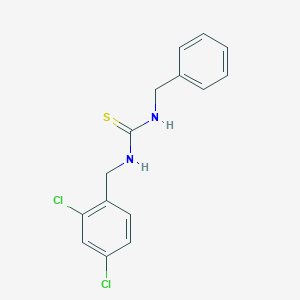 molecular formula C15H14Cl2N2S B5036897 N-benzyl-N'-(2,4-dichlorobenzyl)thiourea 