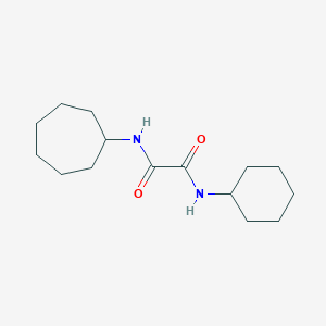 N-cycloheptyl-N'-cyclohexylethanediamide