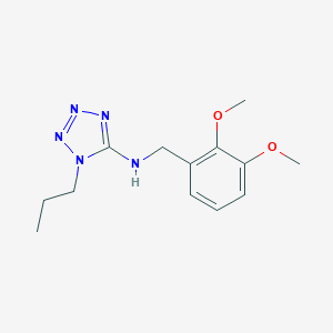 molecular formula C13H19N5O2 B503698 (2,3-Dimethoxy-benzyl)-(1-propyl-1H-tetrazol-5-yl)-amine CAS No. 876897-57-3