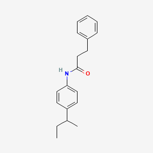 molecular formula C19H23NO B5037012 N-(4-sec-butylphenyl)-3-phenylpropanamide 