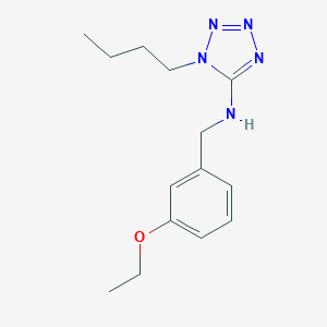 molecular formula C14H21N5O B503703 1-butyl-N-(3-ethoxybenzyl)-1H-tetrazol-5-amine 
