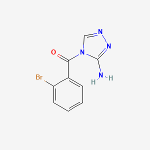 molecular formula C9H7BrN4O B5037032 4-(2-bromobenzoyl)-4H-1,2,4-triazol-3-amine 