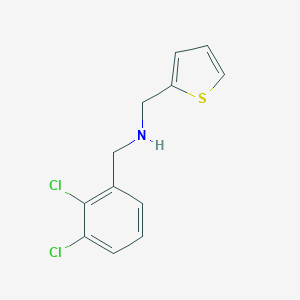 molecular formula C12H11Cl2NS B503709 1-(2,3-dichlorophenyl)-N-(thiophen-2-ylmethyl)methanamine 
