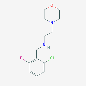 molecular formula C13H18ClFN2O B503711 N-(2-chloro-6-fluorobenzyl)-2-(morpholin-4-yl)ethanamine 