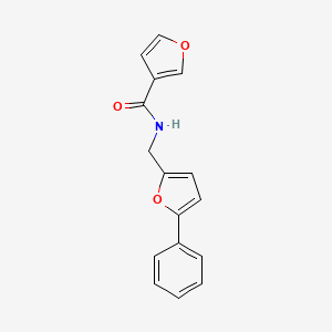molecular formula C16H13NO3 B5037141 N-[(5-phenyl-2-furyl)methyl]-3-furamide 