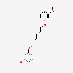 molecular formula C20H26O4 B5037193 1,1'-[1,6-hexanediylbis(oxy)]bis(3-methoxybenzene) 