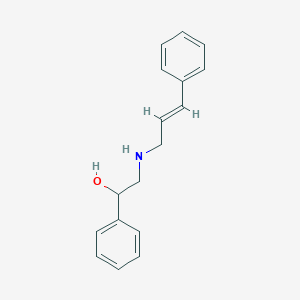 molecular formula C17H19NO B503721 2-(Cinnamylamino)-1-phenylethanol 