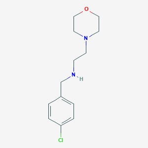 molecular formula C13H19ClN2O B503724 N-(4-chlorobenzyl)-2-(morpholin-4-yl)ethanamine CAS No. 880810-27-5