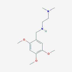 molecular formula C14H24N2O3 B503729 N,N-dimethyl-N'-(2,4,5-trimethoxybenzyl)ethane-1,2-diamine 