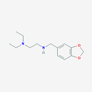 molecular formula C14H22N2O2 B503732 N'-(1,3-benzodioxol-5-ylmethyl)-N,N-diethylethane-1,2-diamine 