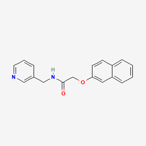 molecular formula C18H16N2O2 B5037428 2-(2-naphthyloxy)-N-(3-pyridinylmethyl)acetamide 