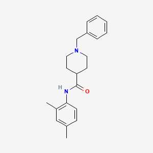 molecular formula C21H26N2O B5037438 1-benzyl-N-(2,4-dimethylphenyl)-4-piperidinecarboxamide 
