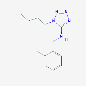 molecular formula C13H19N5 B503746 1-butyl-N-(2-methylbenzyl)-1H-tetrazol-5-amine 