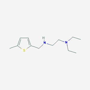 molecular formula C12H22N2S B503753 N-[2-(diethylamino)ethyl]-N-[(5-methyl-2-thienyl)methyl]amine CAS No. 880811-99-4