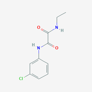 molecular formula C10H11ClN2O2 B5037533 N-(3-chlorophenyl)-N'-ethylethanediamide 
