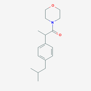 molecular formula C17H25NO2 B5037548 4-[2-(4-isobutylphenyl)propanoyl]morpholine CAS No. 110467-68-0