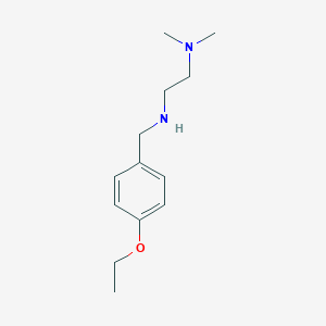 molecular formula C13H22N2O B503756 N'-(4-ethoxybenzyl)-N,N-dimethylethane-1,2-diamine 