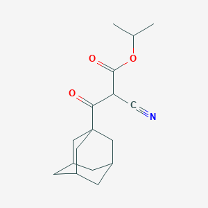 molecular formula C17H23NO3 B5037561 isopropyl 3-(1-adamantyl)-2-cyano-3-oxopropanoate 
