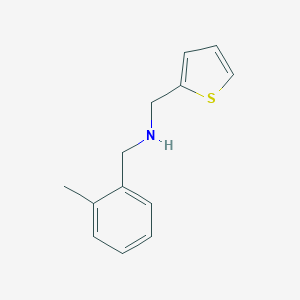 1-(2-methylphenyl)-N-(thiophen-2-ylmethyl)methanamine