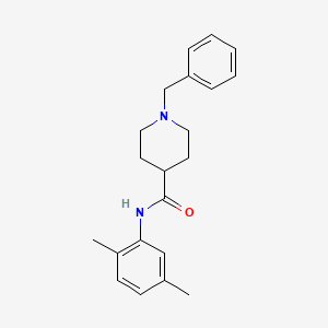 molecular formula C21H26N2O B5037591 1-benzyl-N-(2,5-dimethylphenyl)-4-piperidinecarboxamide 