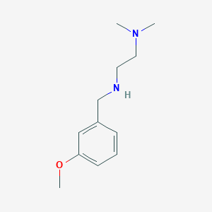 molecular formula C12H20N2O B503760 [2-(Dimethylamino)ethyl][(3-methoxyphenyl)methyl]amine CAS No. 827328-29-0