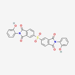 molecular formula C28H16N2O8S B5037603 5,5'-sulfonylbis[2-(2-hydroxyphenyl)-1H-isoindole-1,3(2H)-dione] 