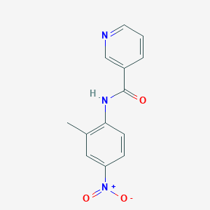 molecular formula C13H11N3O3 B5037626 N-(2-methyl-4-nitrophenyl)nicotinamide 