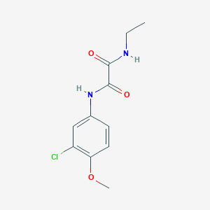 molecular formula C11H13ClN2O3 B5037675 N-(3-chloro-4-methoxyphenyl)-N'-ethylethanediamide CAS No. 333319-64-5