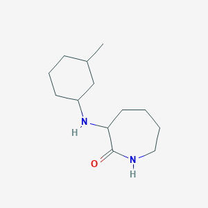 molecular formula C13H24N2O B5037739 3-[(3-methylcyclohexyl)amino]-2-azepanone 