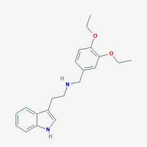molecular formula C21H26N2O2 B503781 N-(3,4-diethoxybenzyl)-2-(1H-indol-3-yl)ethanamine 